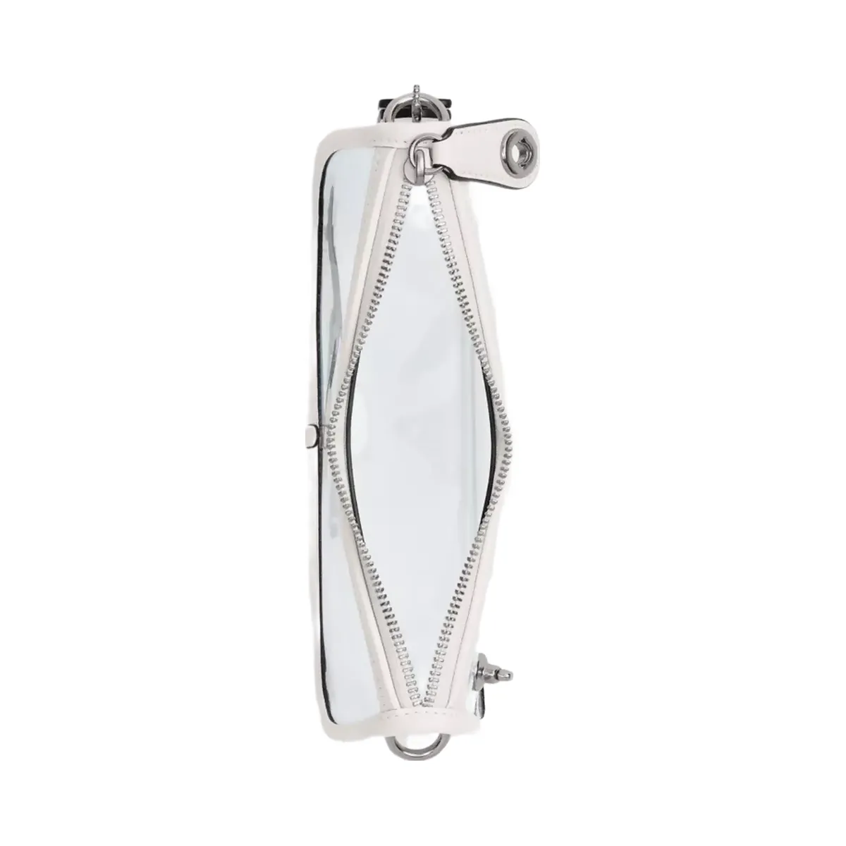Coach Stadium Swinger Bag in Silver Chalk