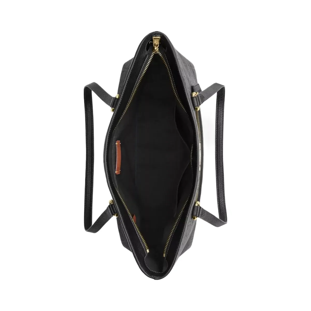 Coach Station Tote Bag In Signature Leather in Gold Black
