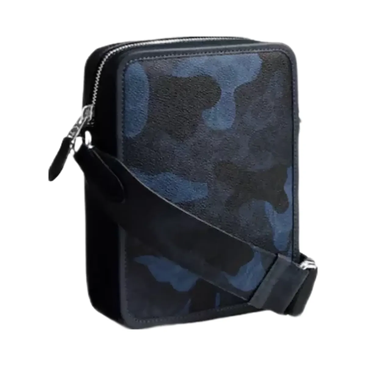 Coach Sullivan Crossbody Bag In Signature Camo Print in Silver Blue Multi