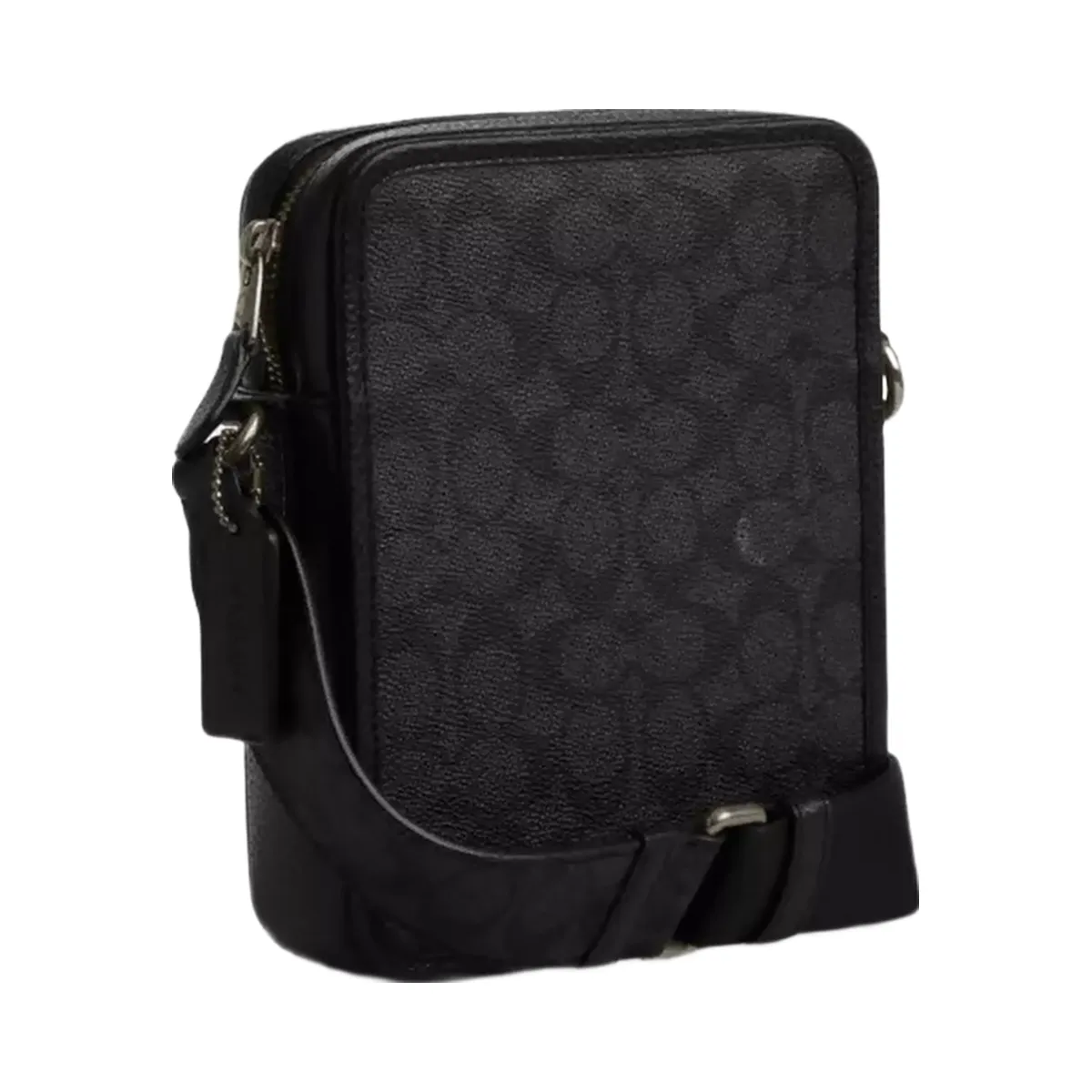 Coach Sullivan Crossbody Bag In Signature Canvas in Gunmetal Charcoal Black