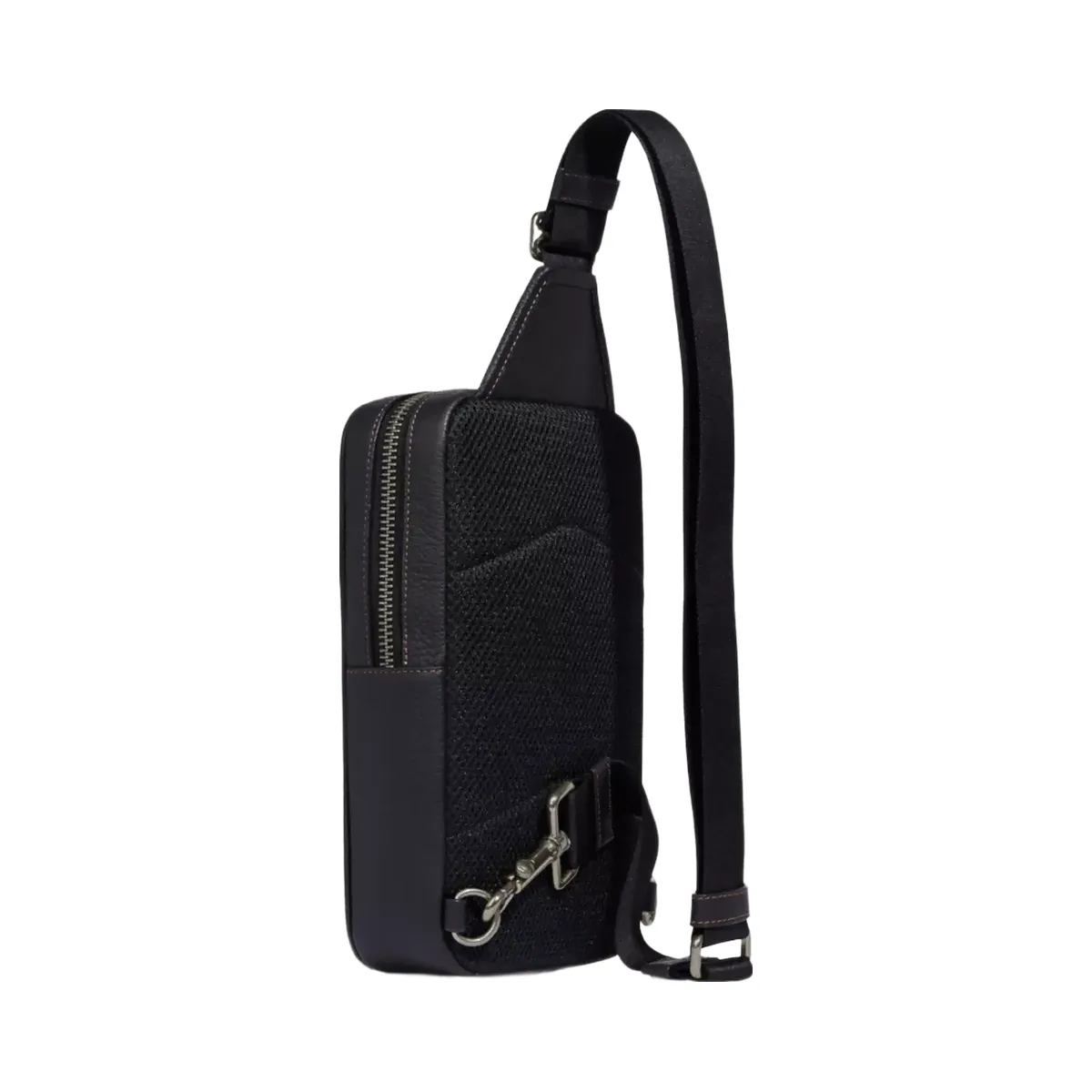 Coach Sullivan Pack In Blocked Signature Canvas in Gunmetal Khaki Charcoal