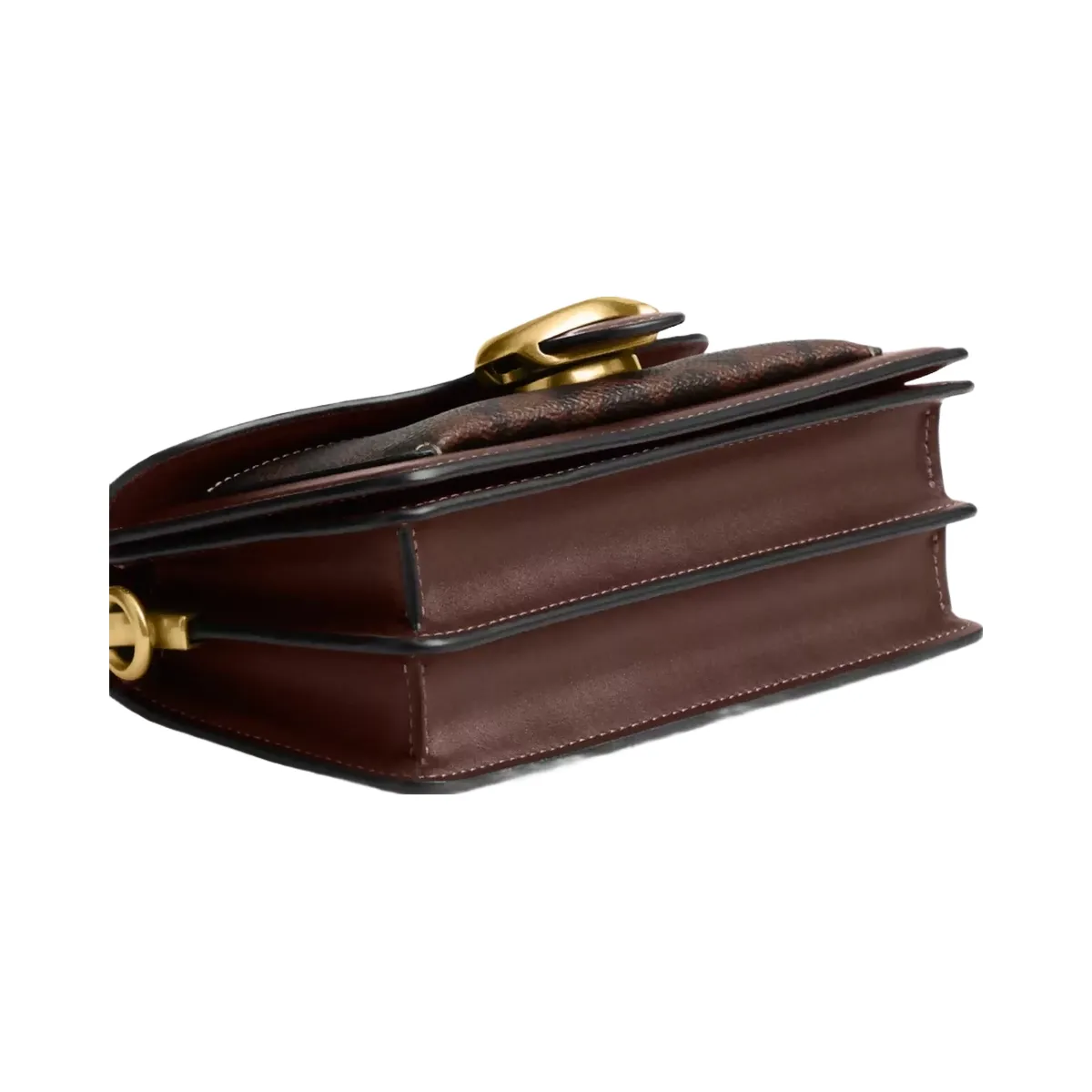 Coach Tabby Shoulder Bag 20 In Signature Canvas in Brass Maple