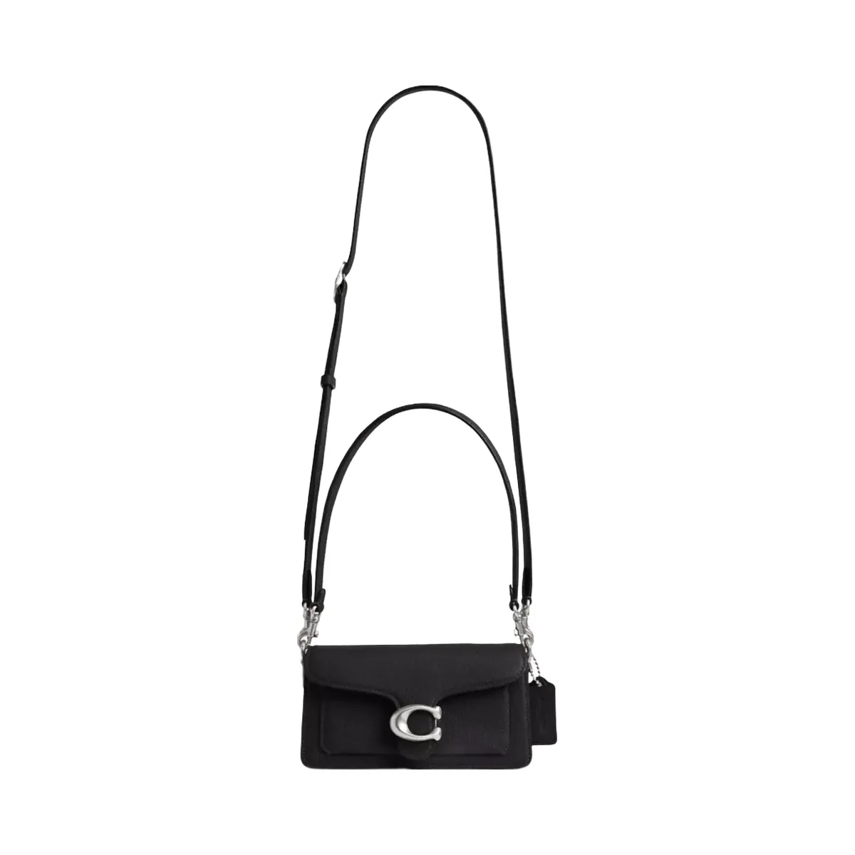 Coach Tabby Shoulder Bag 20 in Silver Black