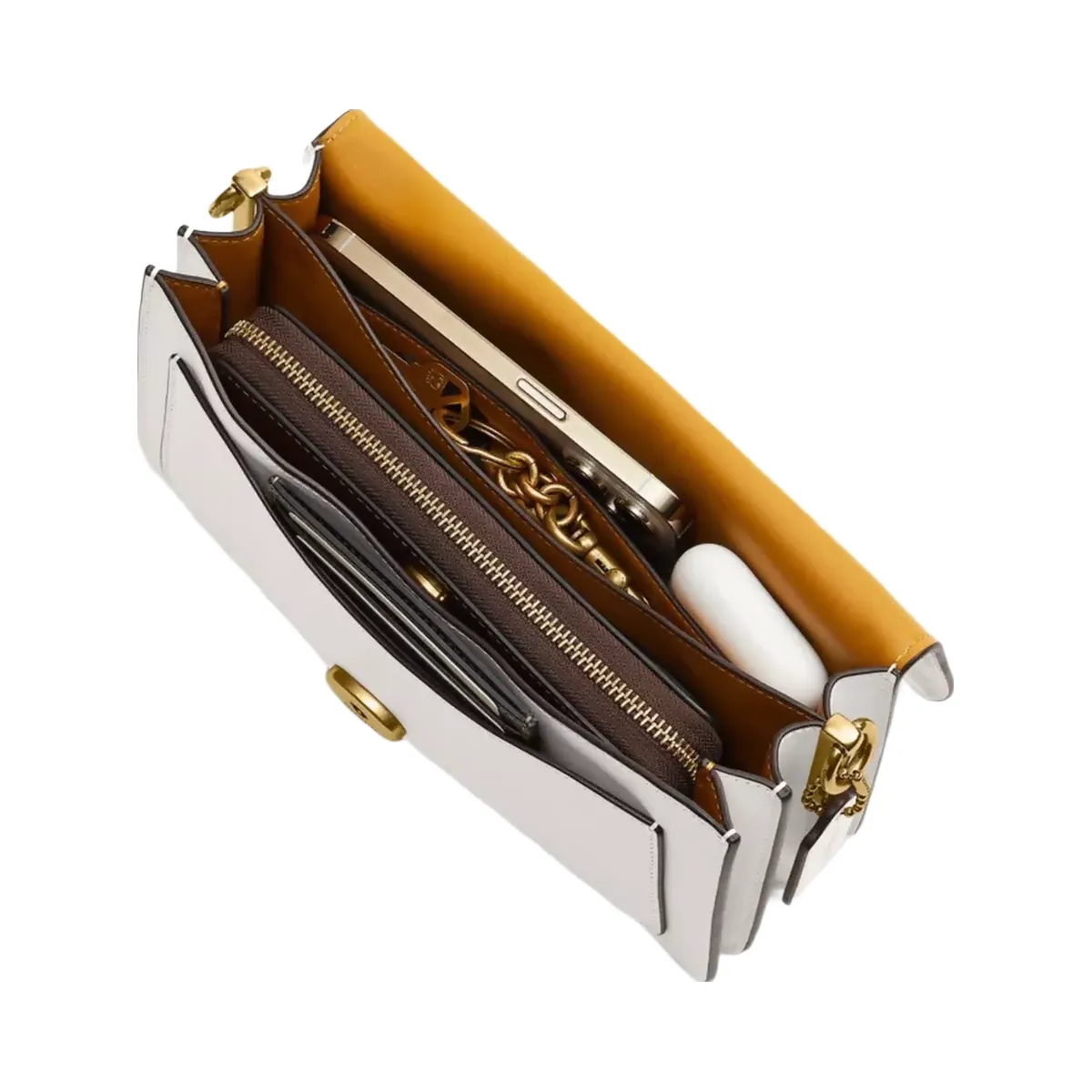 Coach Tabby Shoulder Bag 26 in Brass Chalk