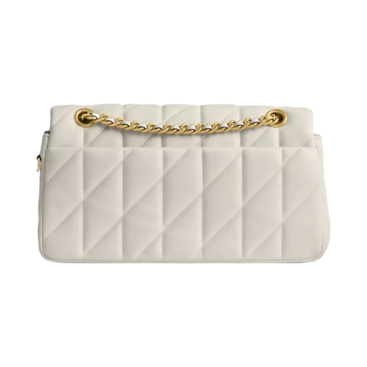 Coach Tabby Shoulder Bag 26 With Pillow Quilting in Brass Chalk