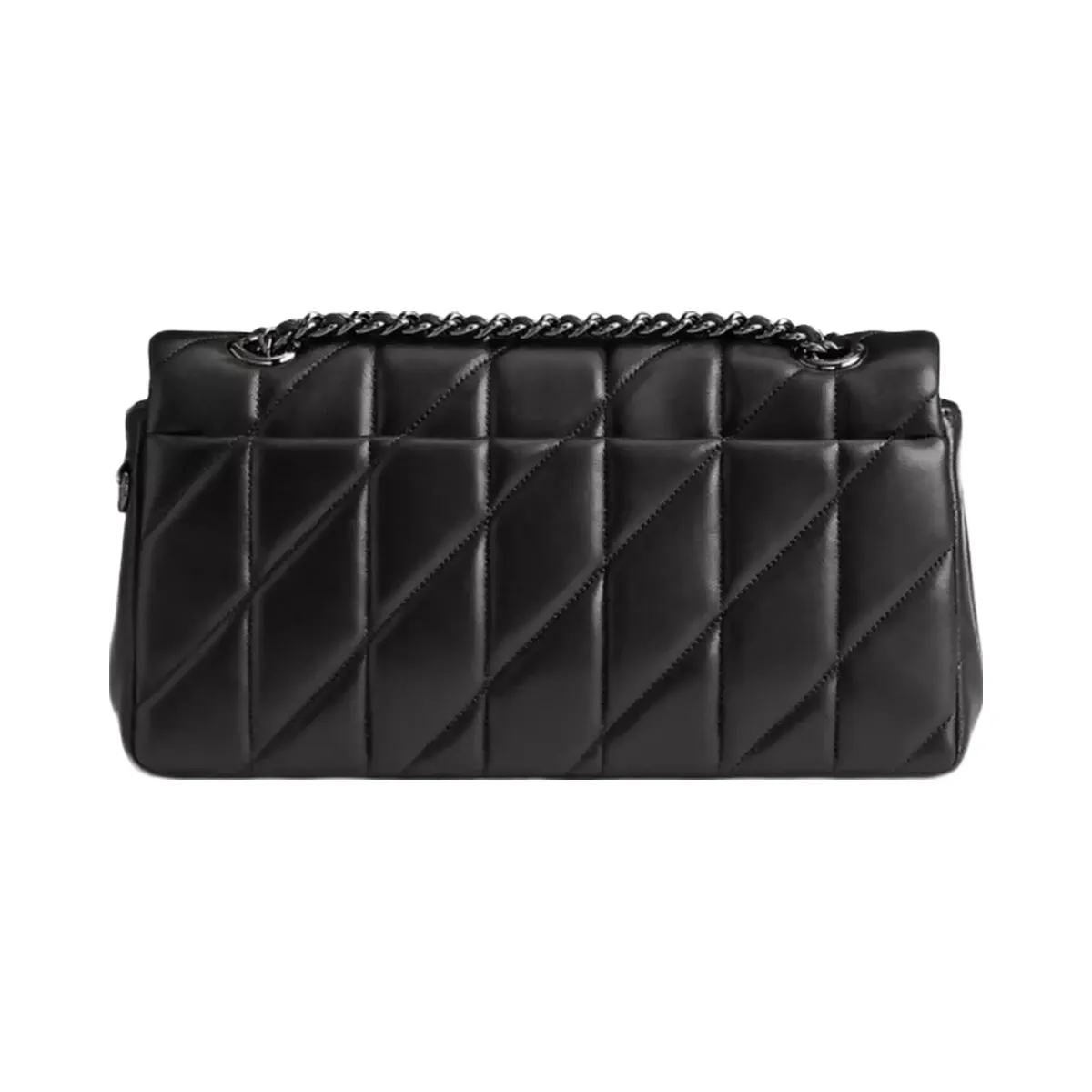 Coach Tabby Shoulder Bag 26 With Pillow Quilting in Pewter Black