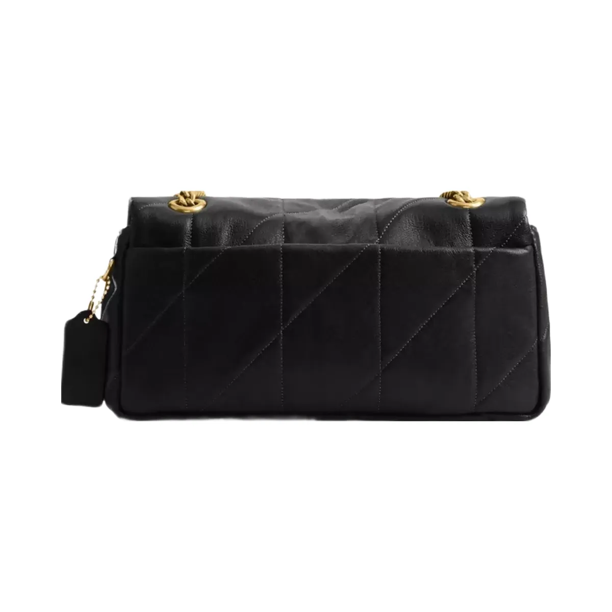 Coach Tabby Shoulder Bag 26 With Quilting in Brass Black