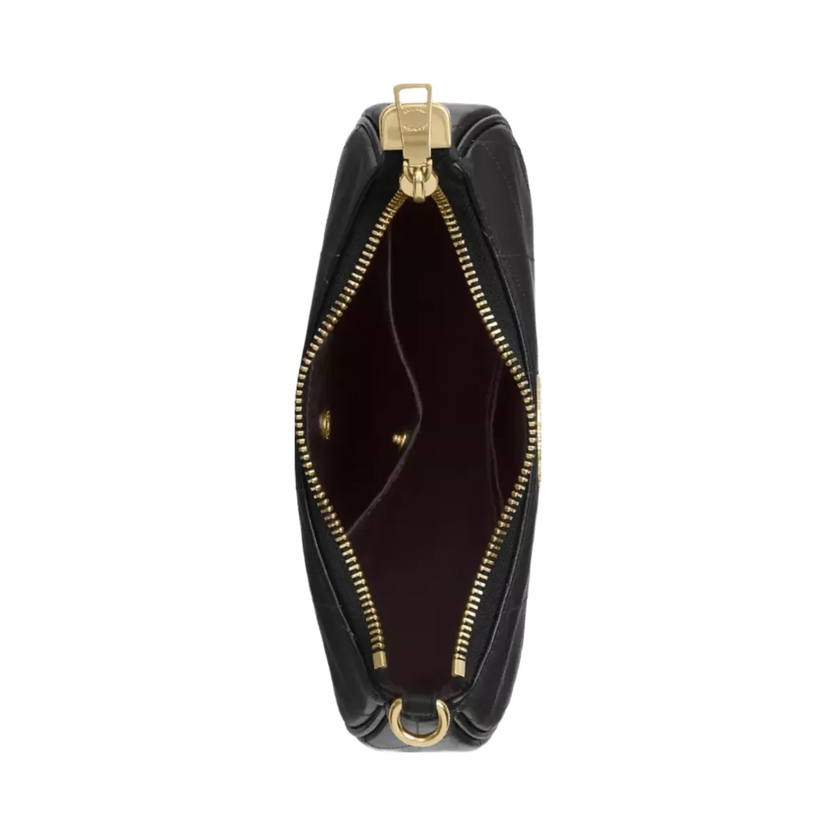 Coach Teri Mini Crossbody Bag With Quilting in Gold Black