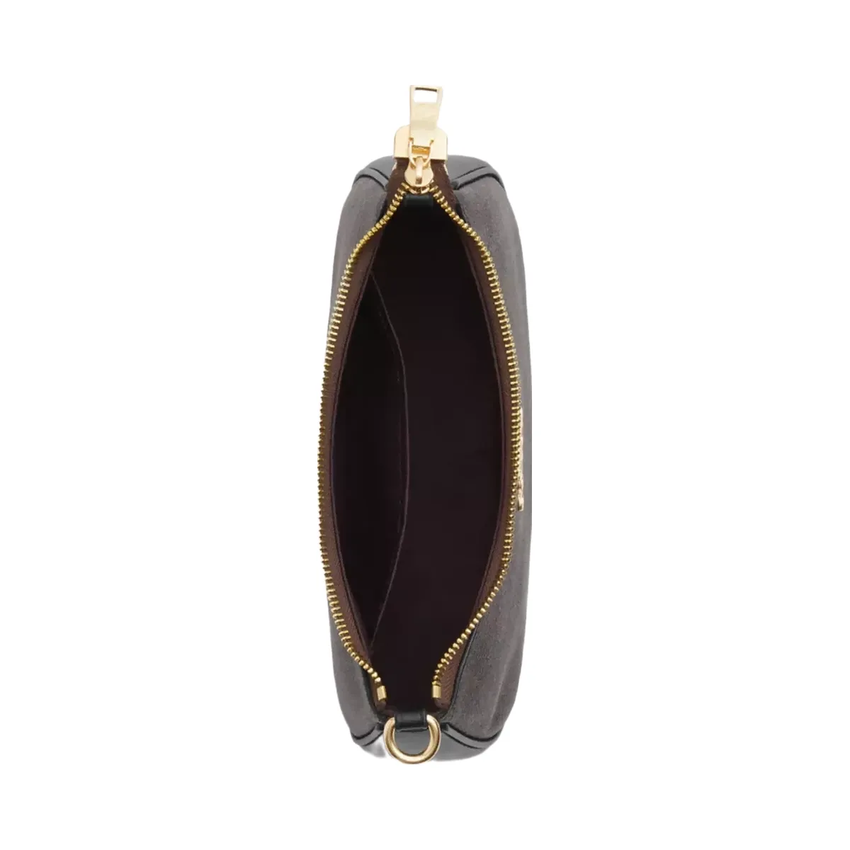 Coach Teri Shoulder Bag In Signature Canvas in Gold Walnut Black