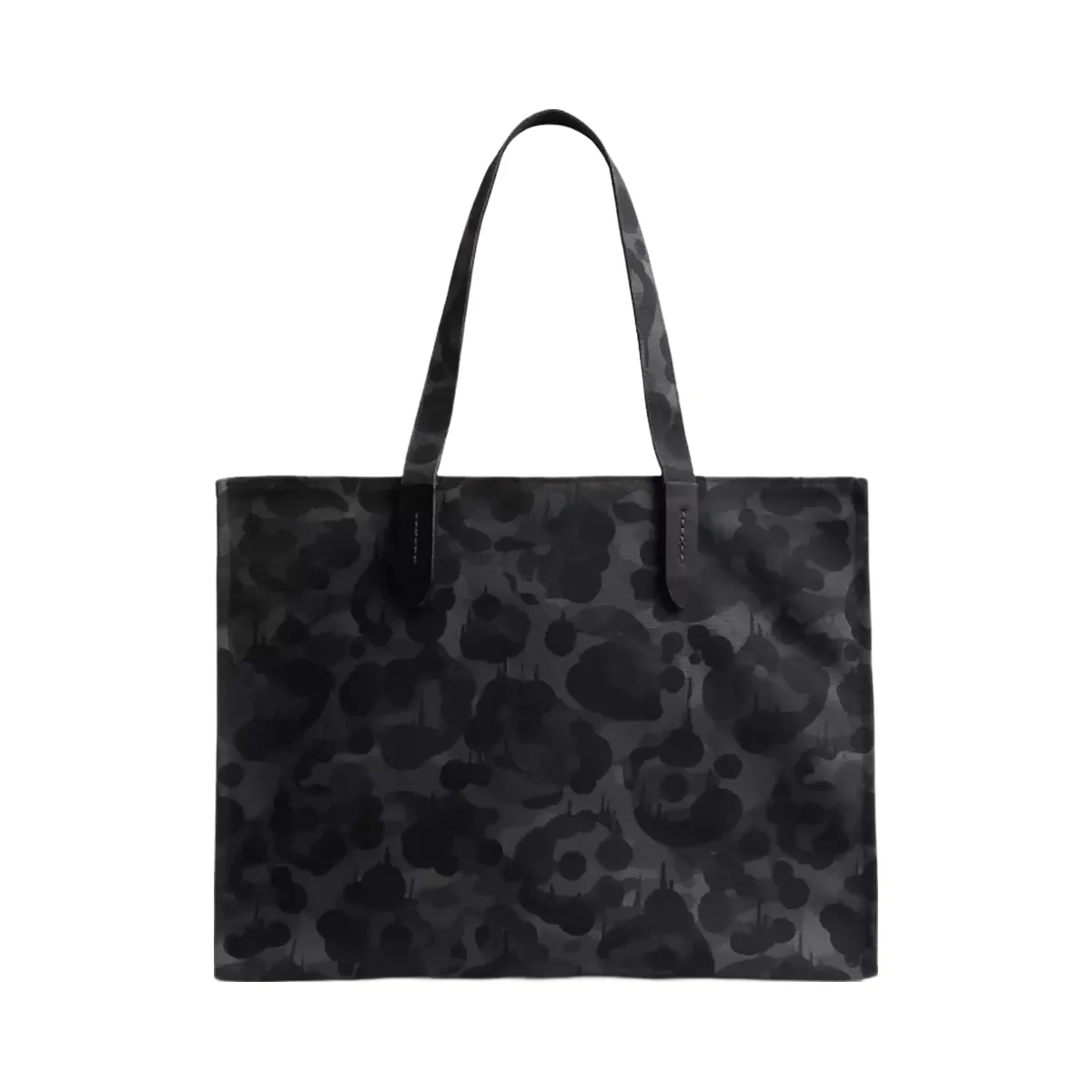 Coach Tote With Camo Print And Rexy in Charcoal Multi