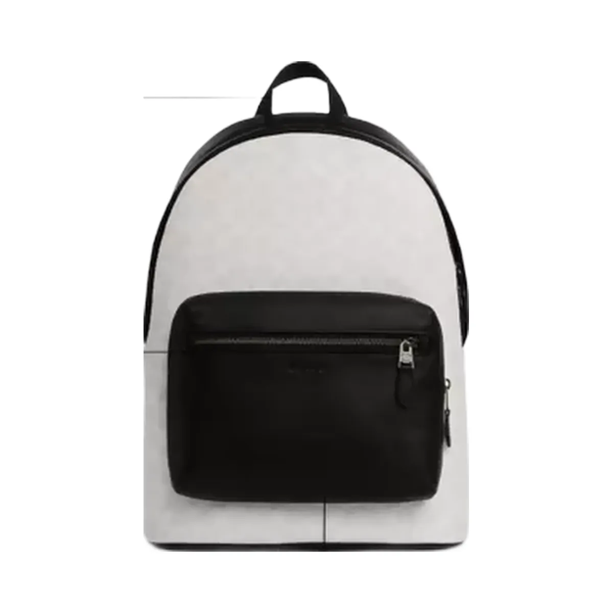 Coach West Backpack In Signature Canvas in Gunmetal Chalk Black