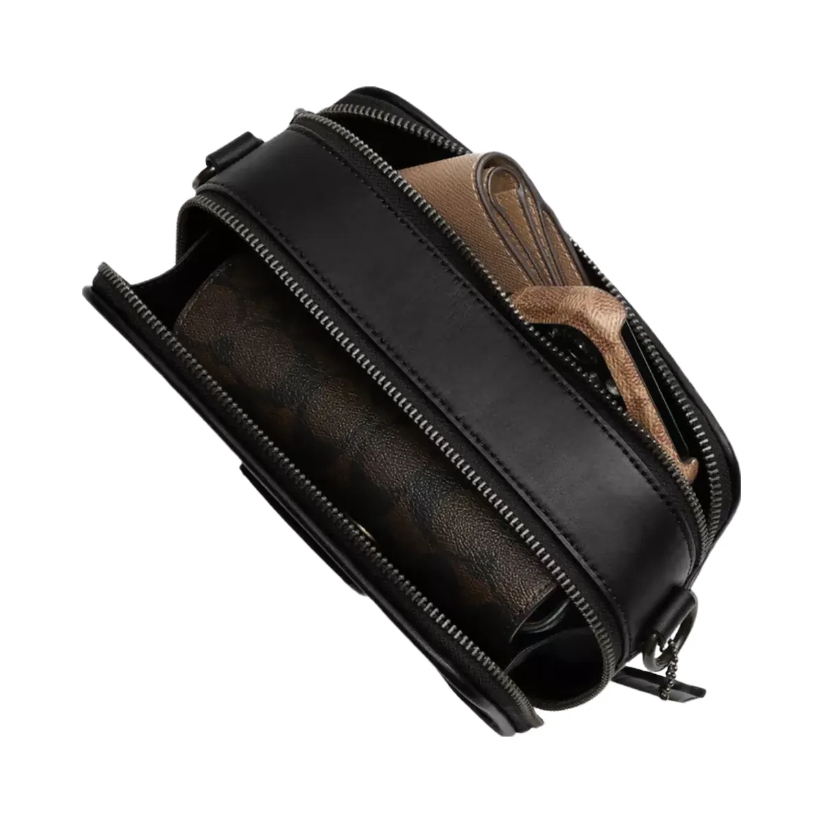 Coach Wyatt Crossbody Bag In Signature Canvas in Silver Sea Green