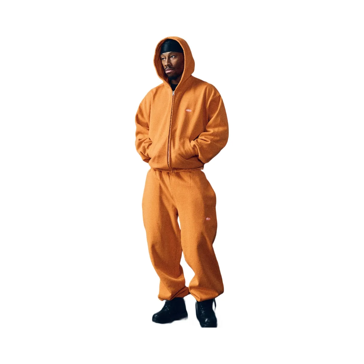 Corteiz Mini Island Sweatpant Orange Price in India | Culture Circle