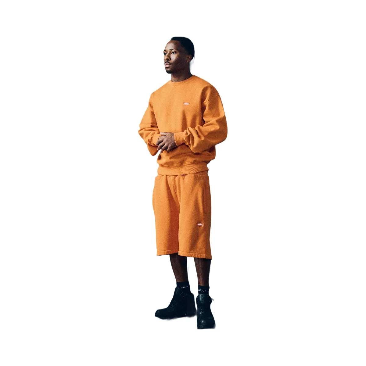 Corteiz Mini Island Sweatshort Orange Price in India | Culture Circle