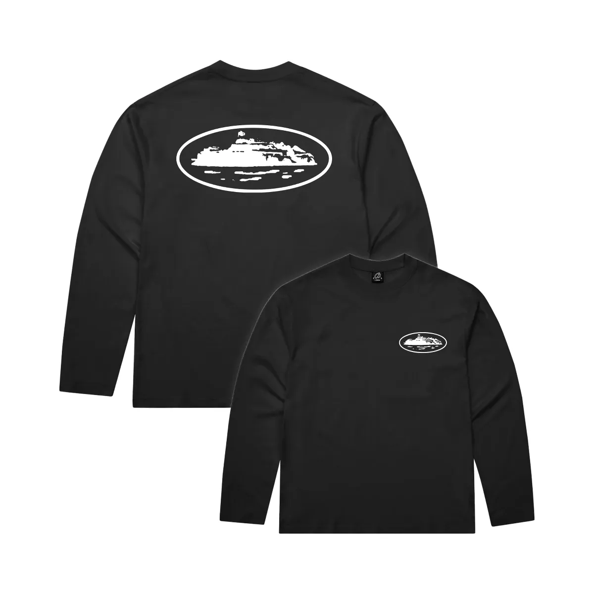CORTEIZ OG  LS Tee Lサイズ CRTZ センチ Corteiz Og Island Ls Tee Black | Hype Fly India