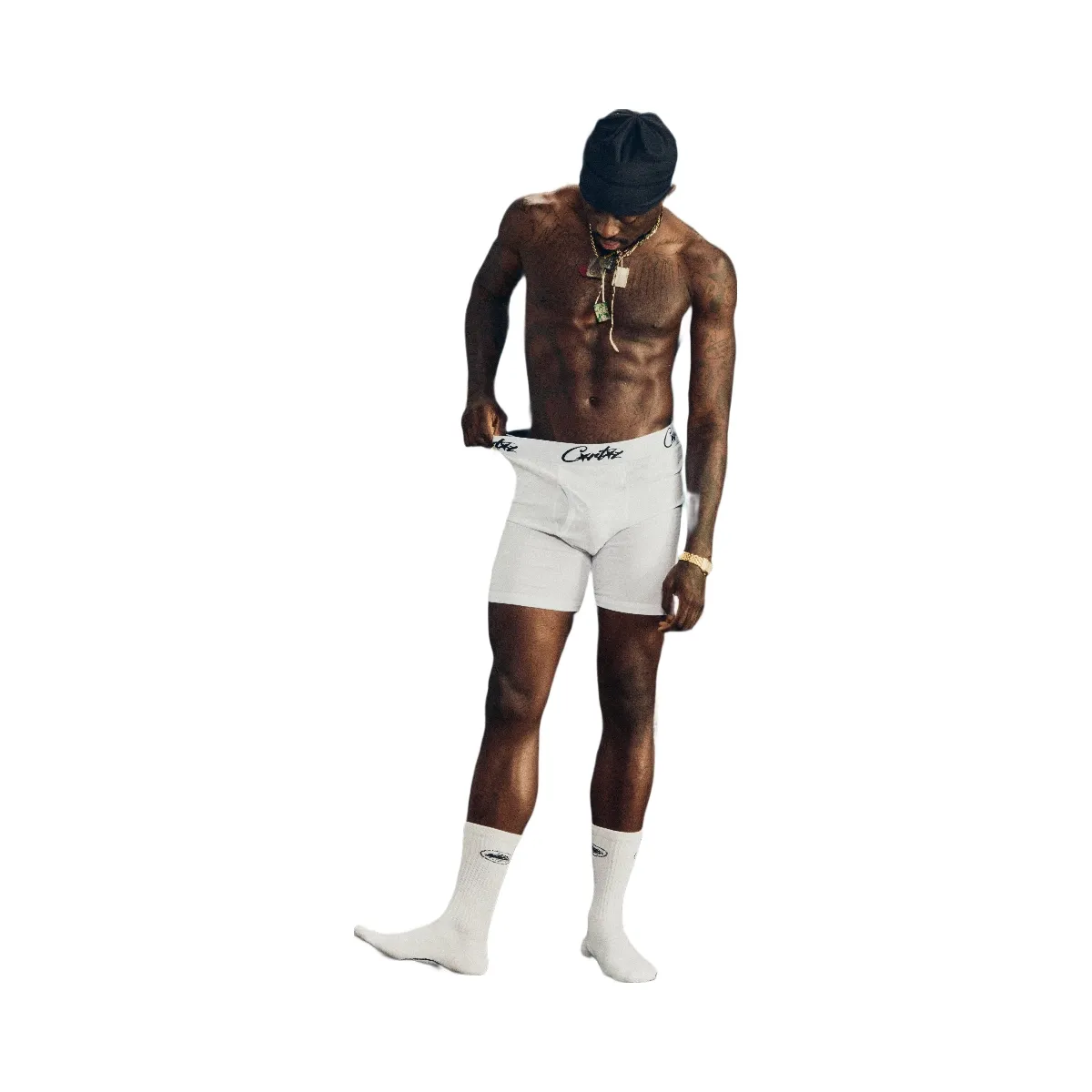 Corteiz White Allstarz Boxers 3 Pack | Hype Fly India