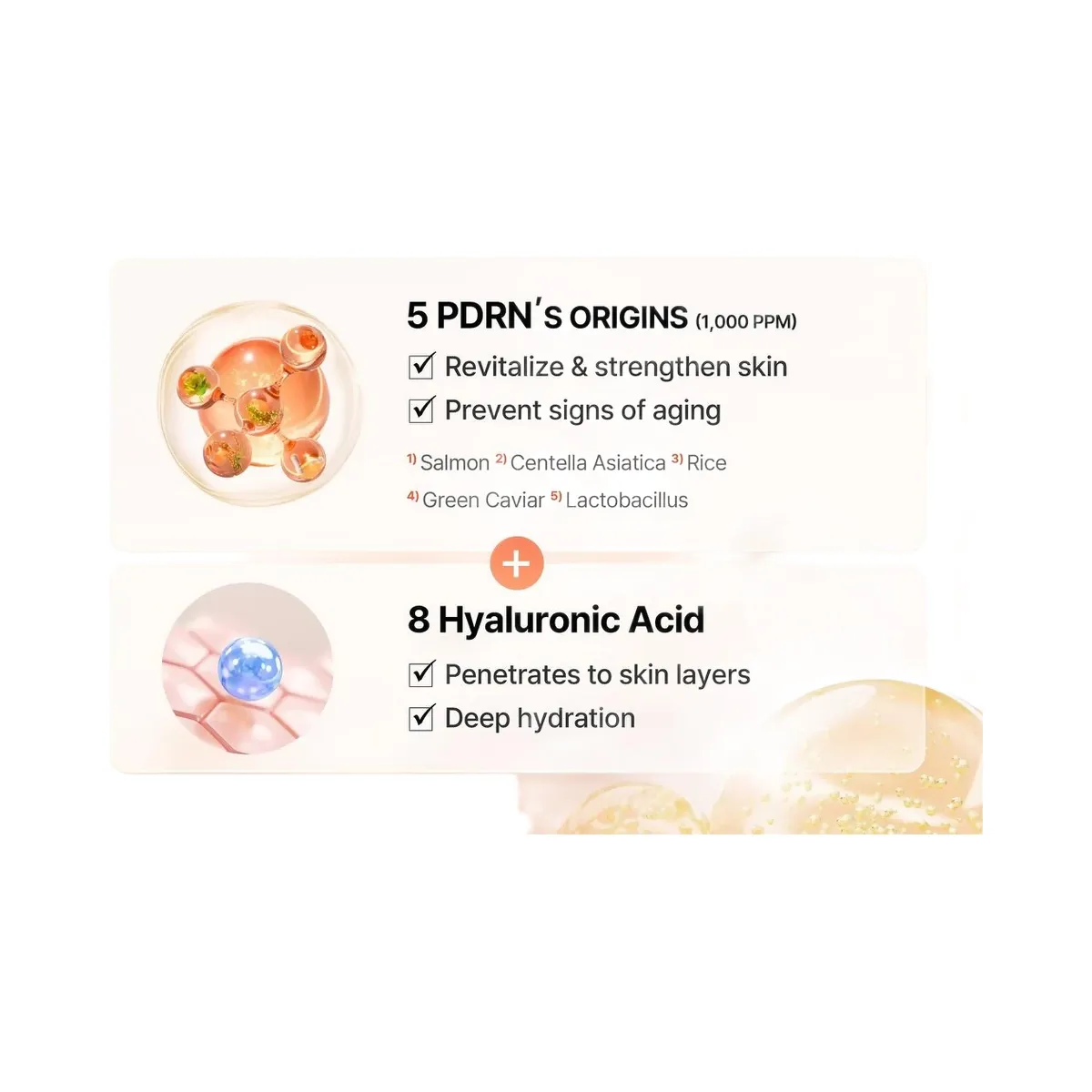 COSRX 5 PDRN Hyaluronic Acid Vital Hydrating Hydrogel Mask with Collagen & Adenosine