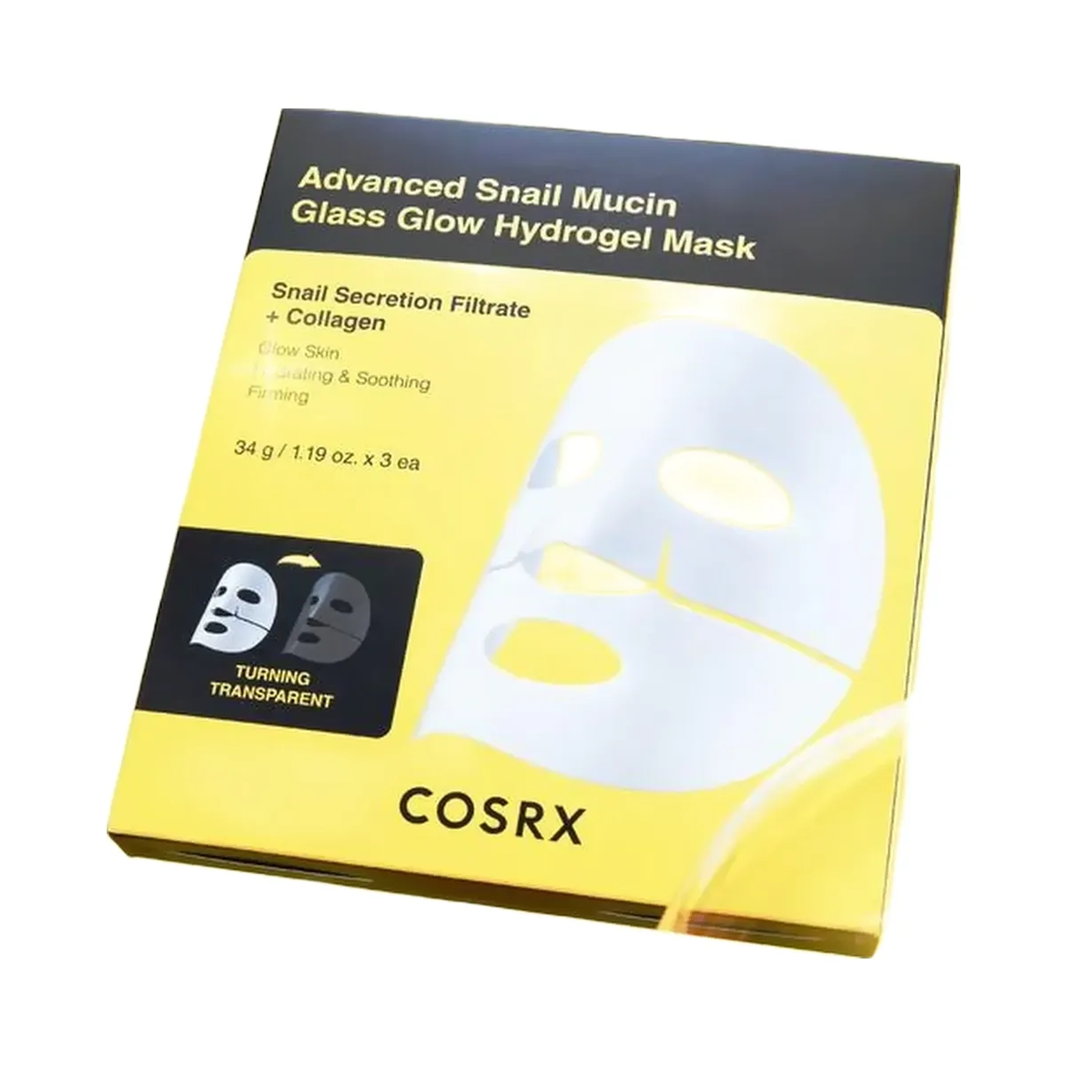 COSRX Advanced Snail Mucin Glass Glow Hydrogel Mask