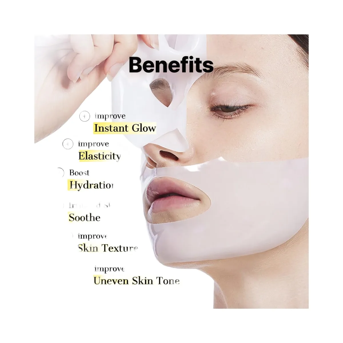 COSRX Advanced Snail Mucin Glass Glow Hydrogel Mask