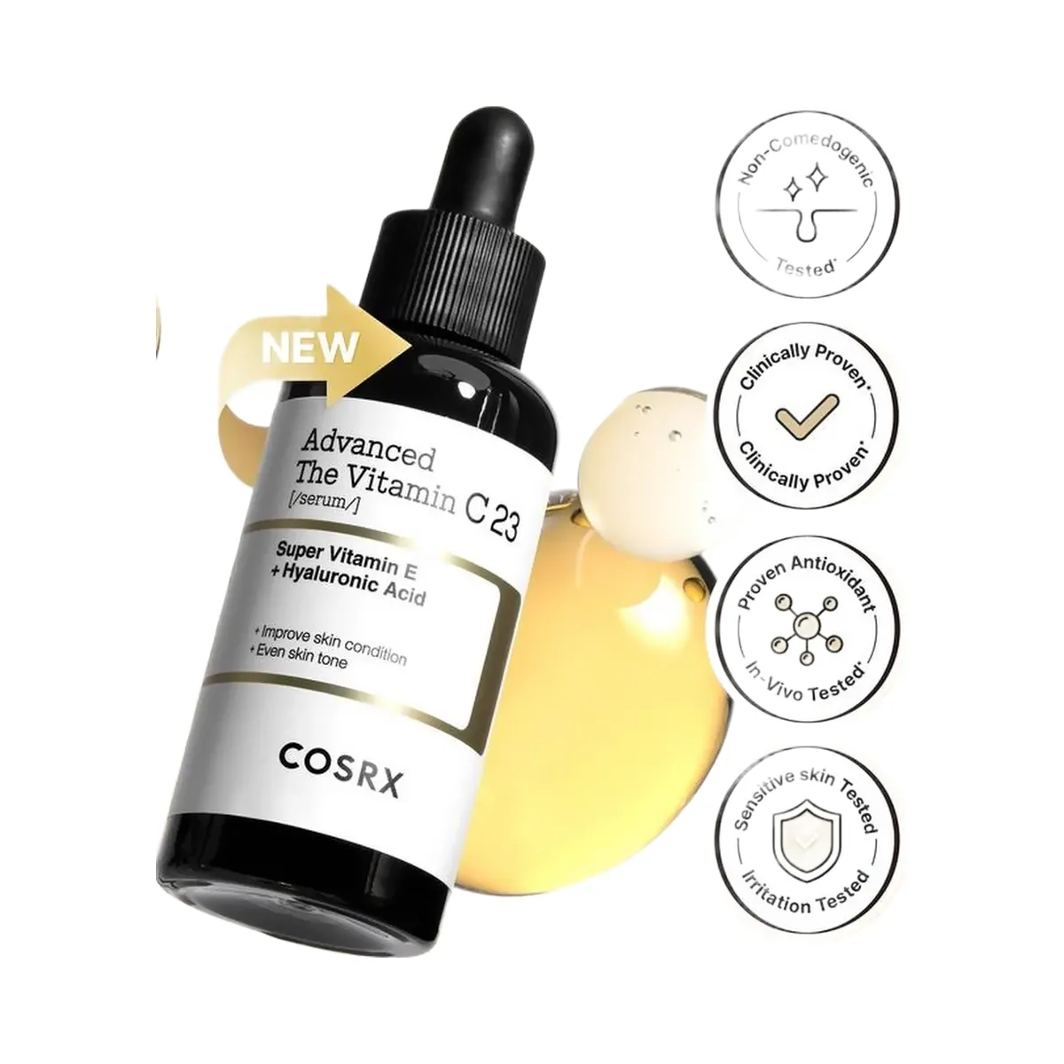 COSRX Advanced The Vitamin C 23 Serum with Super Vitamin E & Hyaluronic Acid