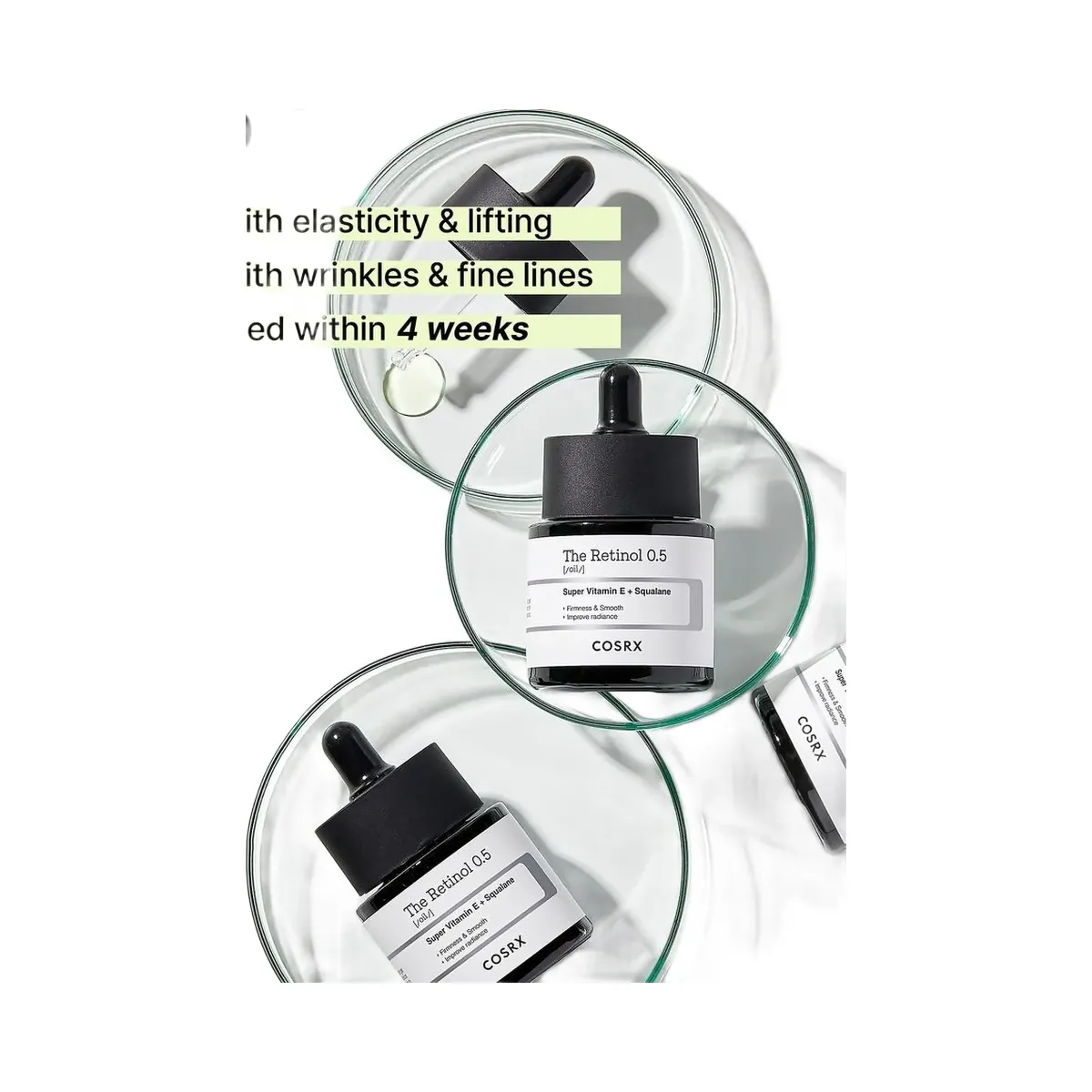 COSRX The Retinol 0.5 Oil with Super Vitamin E + Squalane