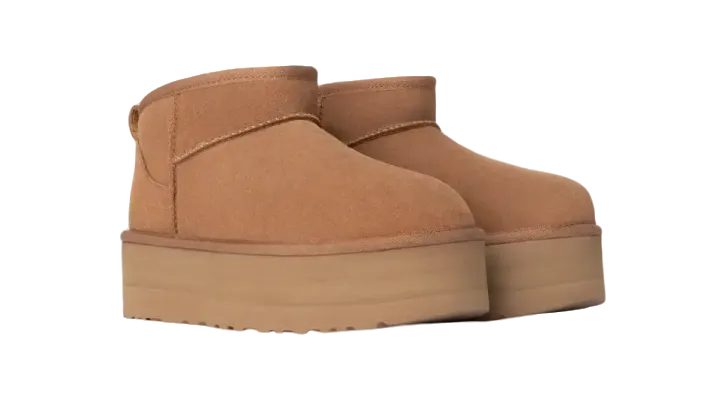 Uggs Women's Classic Ultra Mini Platform Chestnut | Hype Fly India