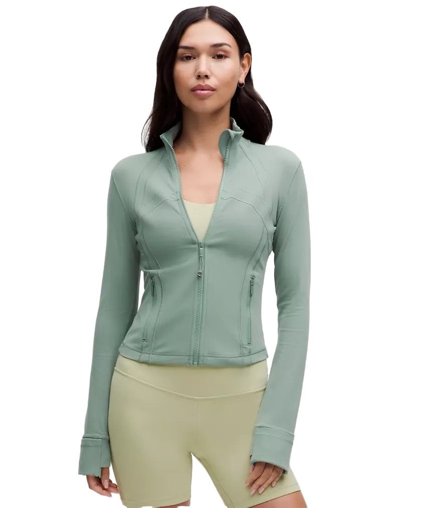 Lululemon Define Jacket Cropped Nuluサイズ4 Lululemon Define Cropped Jacket Nulu Crater Blue | 100% Authentic