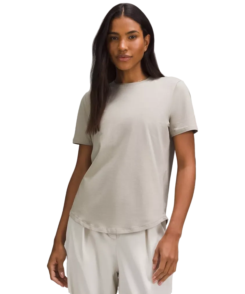 Lululemon Love Curved-Hem Crewneck T-Shirt Riverstone