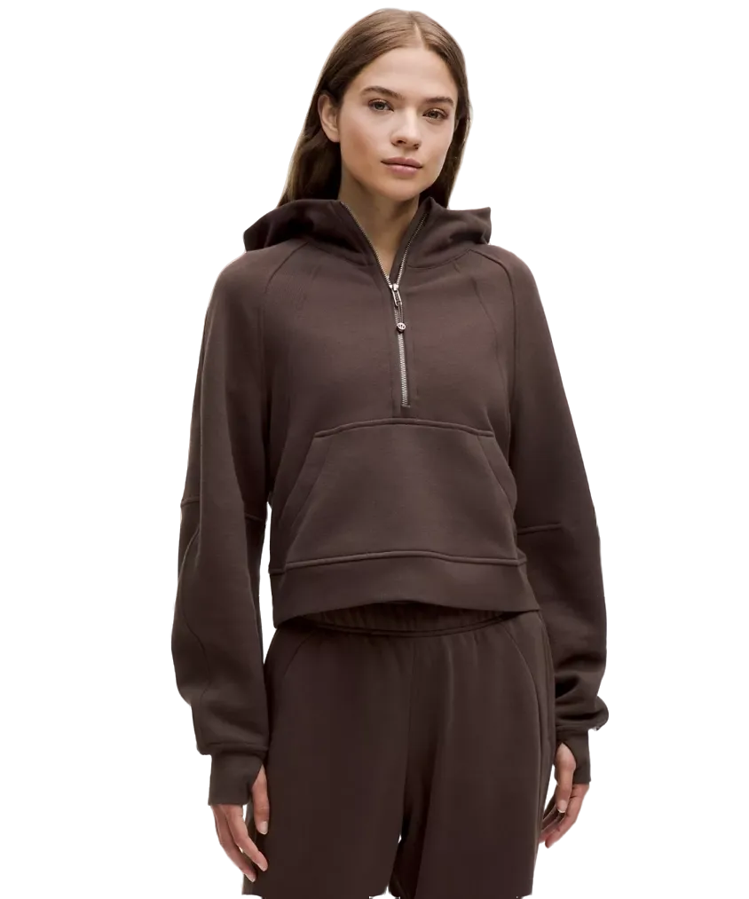 Lululemon Scuba Oversized Half-Zip Hoodie Espresso Hype Fly