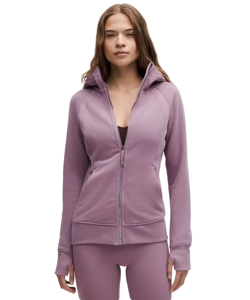 Lululemon Scuba Full-Zip Hoodie Lavender Lux/Mirror Silver