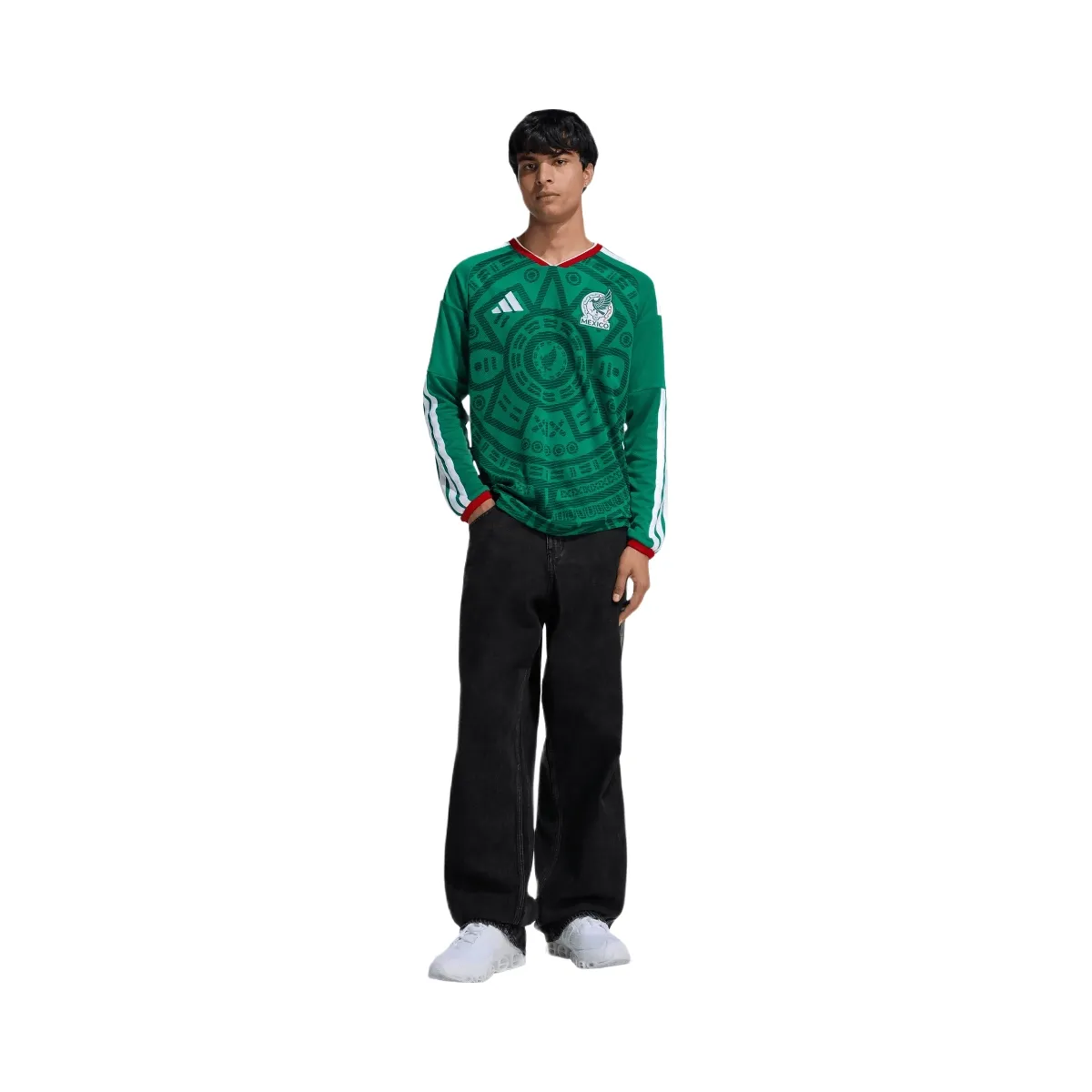 FIFA 2026 Mexico Home Long Sleeve Jersey - Men's