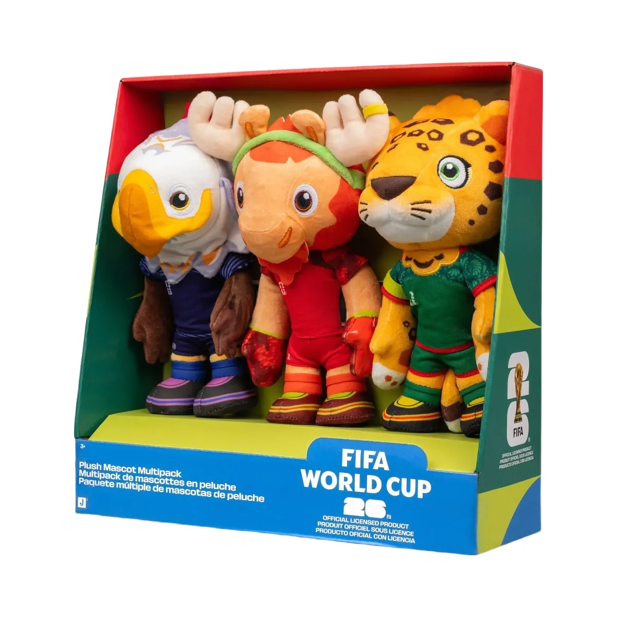 FIFA World Cup 2026 10" Mascot Plush Multipack