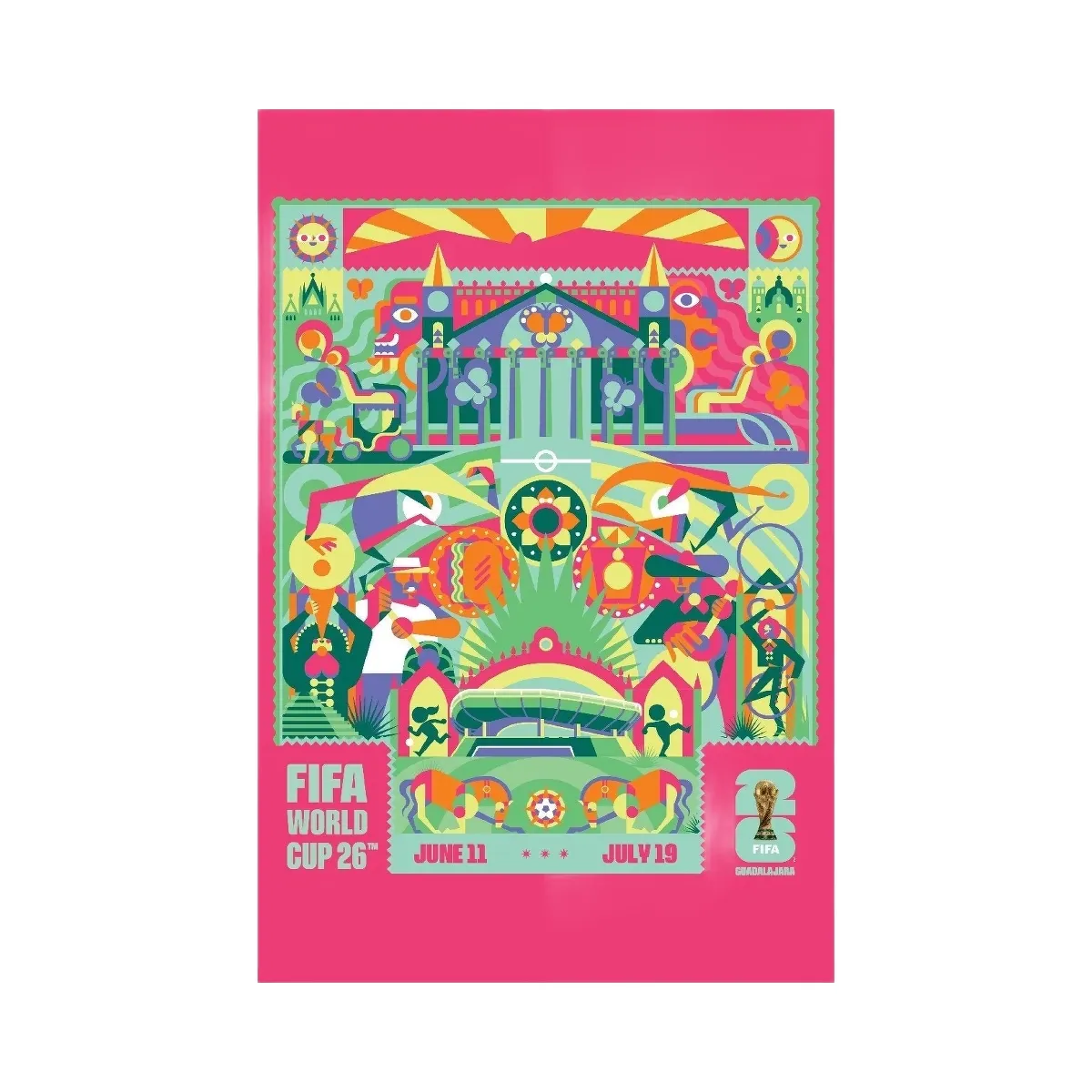 FIFA World Cup 2026 Guadalajara Host City Poster