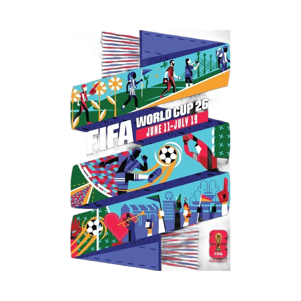 FIFA World Cup 2026 Kansas City Host City Poster