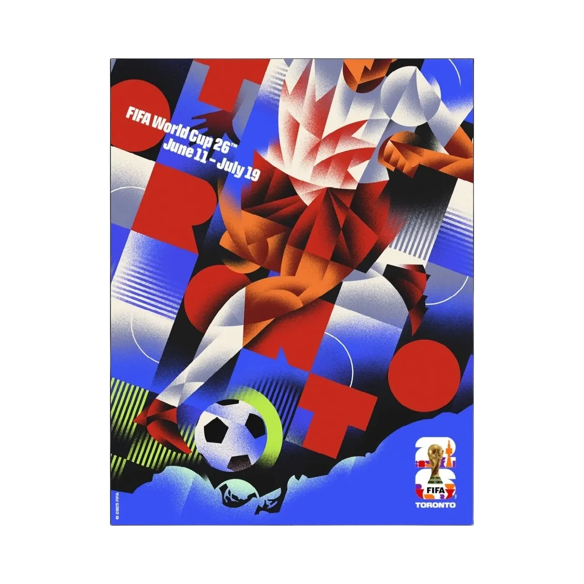 FIFA World Cup 2026 Toronto Host City Poster