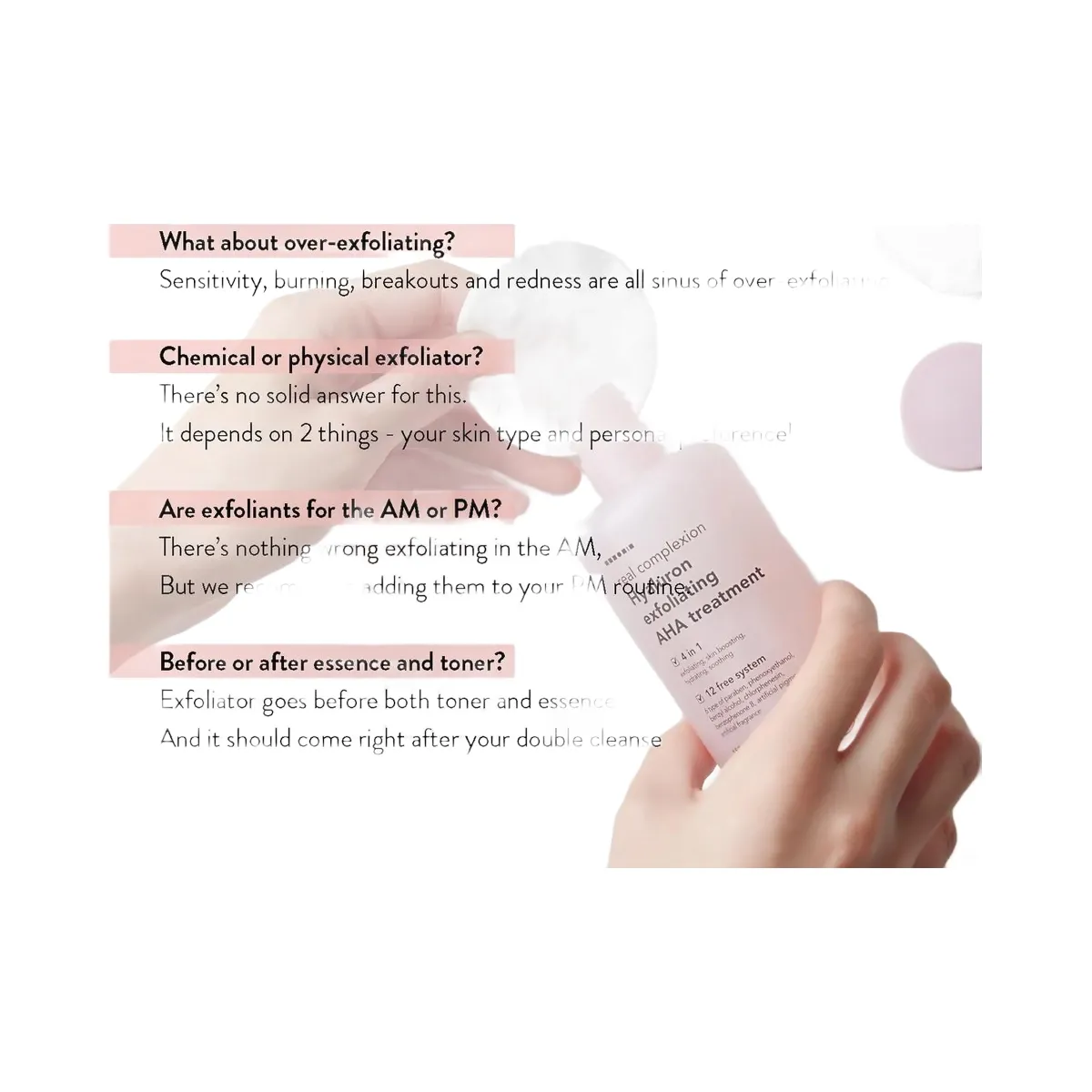 Hanskin Hyaluron Exfoliating AHA Treatment