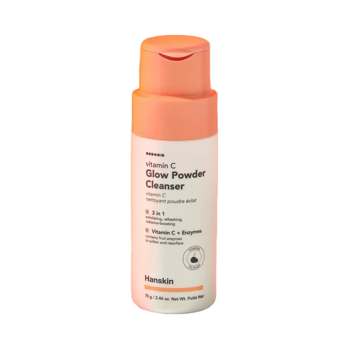 Hanskin Vitamin C Glow Powder Cleanser