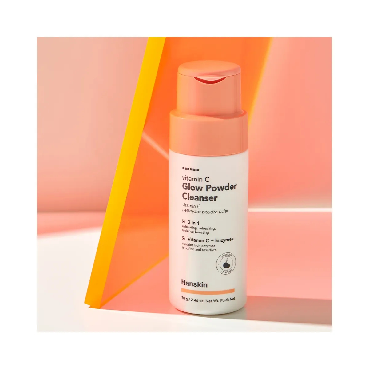 Hanskin Vitamin C Glow Powder Cleanser