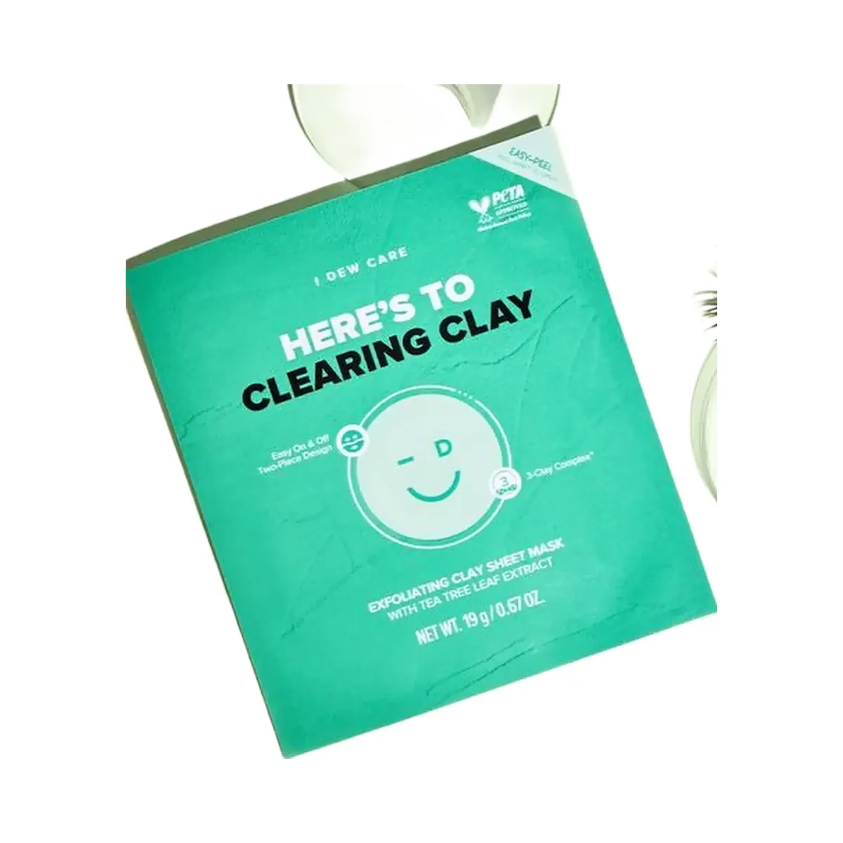 I Dew Care Here's To Clearing Clay Exfoliating Sheet Mask