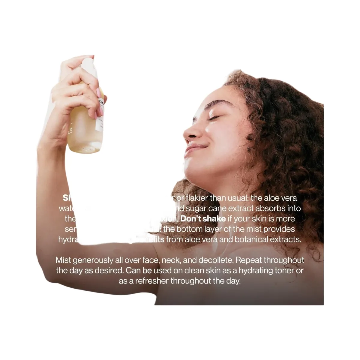 Knours Hydrating Jojoba Oil + Aloe Vera H2O Double Duty Mist