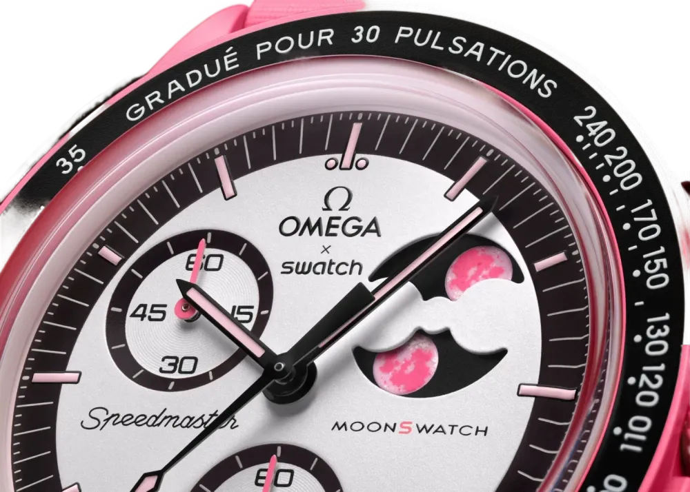 【最安値】 Swatch x OMEGA MISSION TO THE PINK Omega x Swatch Mission To The Pink MoonPhase | Shipping