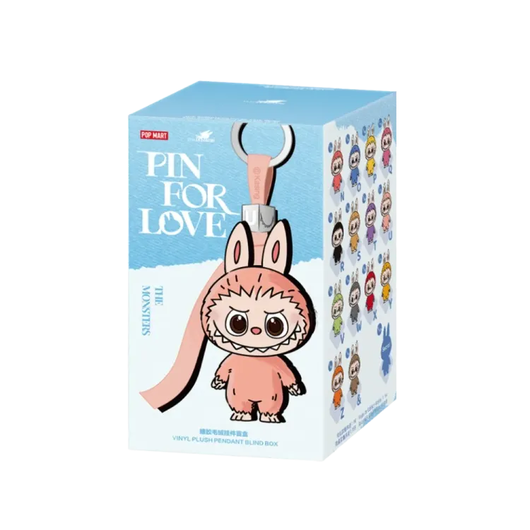 【S】ラブブ　LABUBU PIN FOR LOVE Pop Mart Labubu The Monsters Pin for Love Series Vinyl Plush