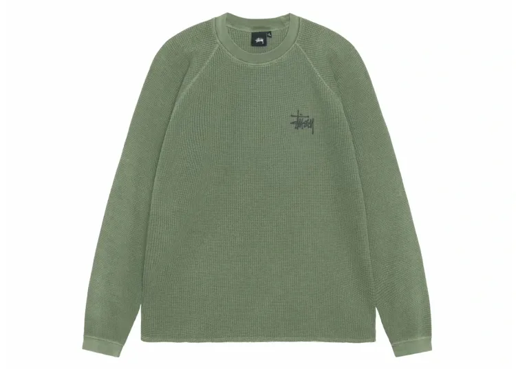人気 ☆STUSSY☆ RAGLAN THERMAL LS CREW SAND Basic Stüssy Thermal – Sand | Tops | Stüssy