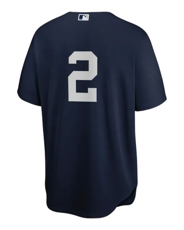 ヤスヒロ New York Yankees Jeterユニフォーム Men's #2 Derek Jeter New York Yankees White Limited Yankee