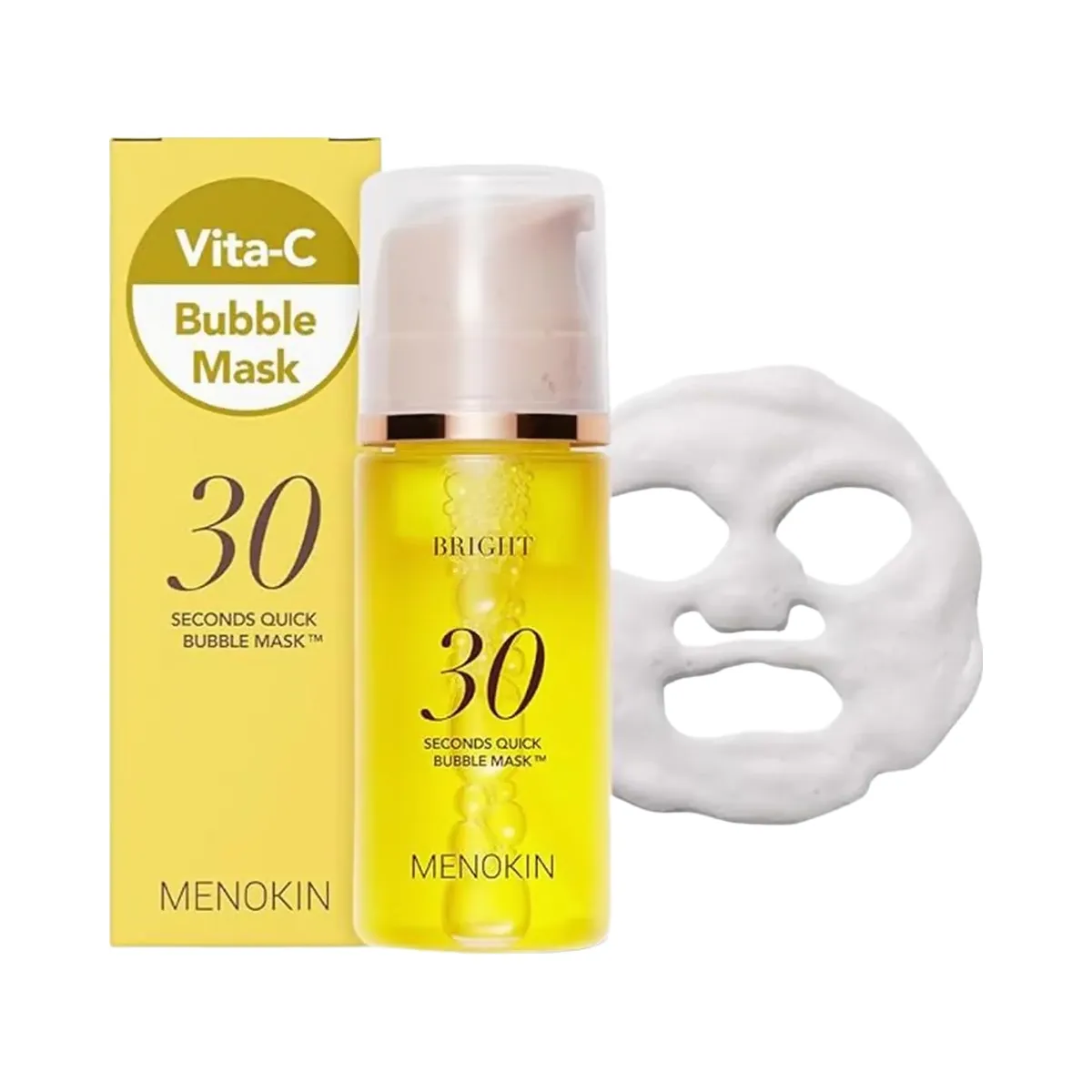 Menokin 30 Seconds Quick Bubble Mask Bright