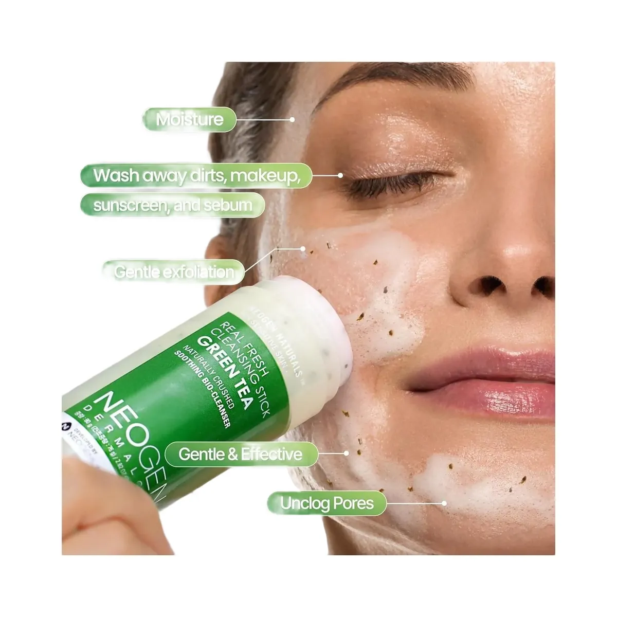 NEOGEN Real Fresh Cleansing Stick Green Tea