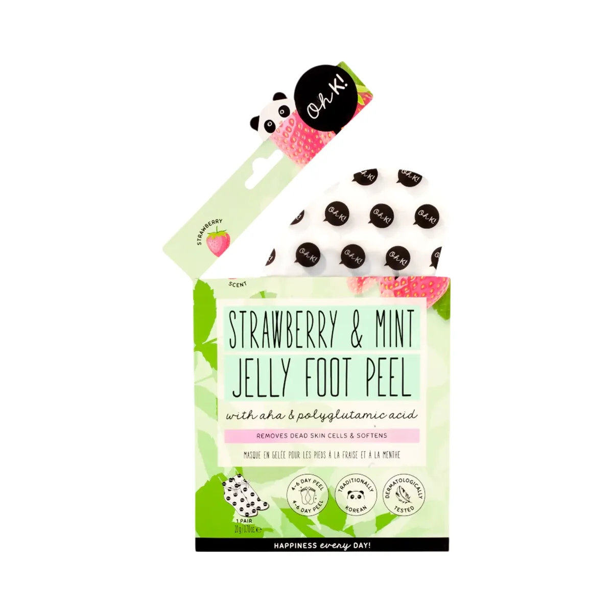 Oh K! Strawberry & Mint Jelly Foot Peel