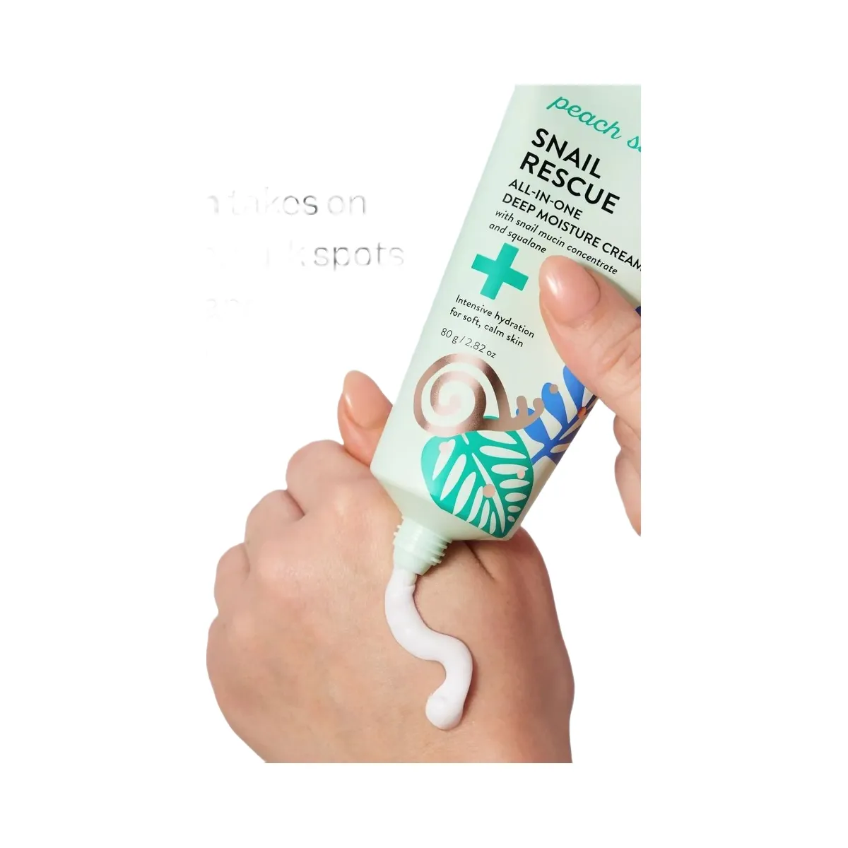 Peach Slices Snail Rescue All-In-One Deep Moisture Cream
