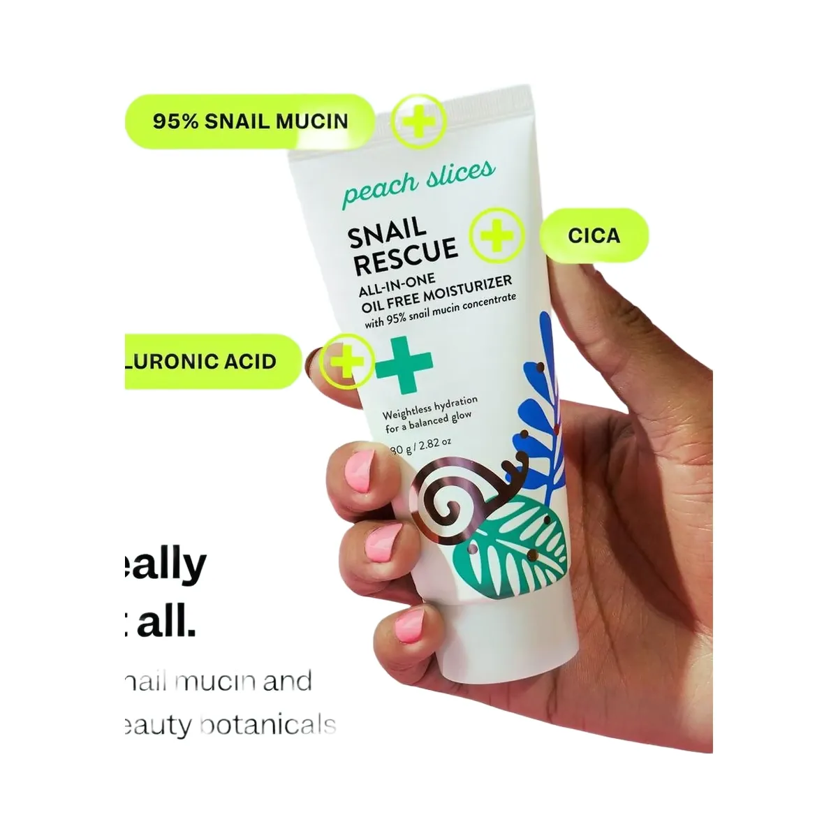 Peach Slices Snail Rescue All-In-One Oil Free Moisturizer