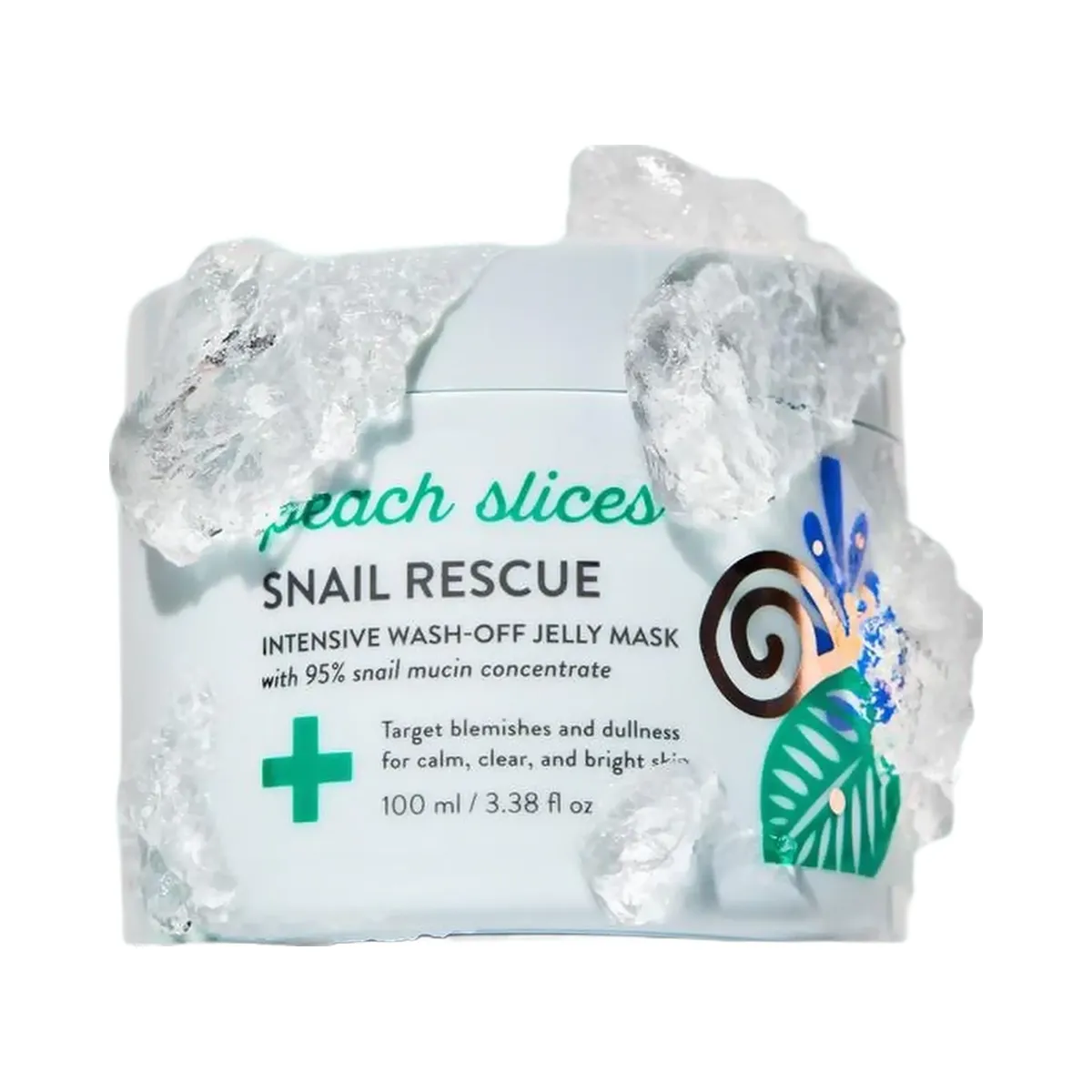 Peach Slices Snail Rescue Intensive Wash-Off Jelly Mask